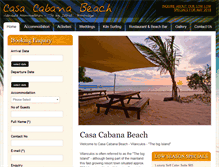 Tablet Screenshot of casacabanabeach.com